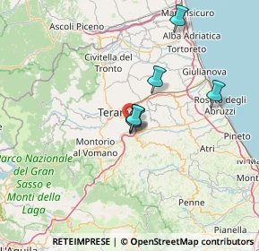 Mappa Strada per Sardinara, 64100 Teramo TE, Italia (10.365)