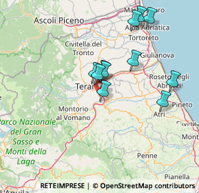 Mappa Strada per Sardinara, 64100 Teramo TE, Italia (13.75091)