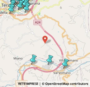 Mappa Strada per Sardinara, 64100 Teramo TE, Italia (3.7745)