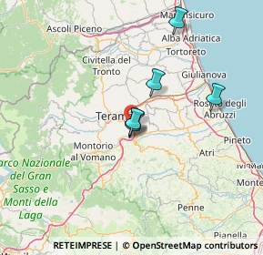 Mappa A24 Roma - l'Aquila - Teramo, 64100 Teramo TE, Italia (10.19)