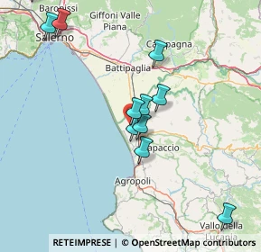 Mappa Via Borgo Gromola, 84047 Capaccio SA, Italia (18.45583)