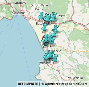 Mappa Via Borgo Gromola, 84047 Capaccio SA, Italia (10.2025)