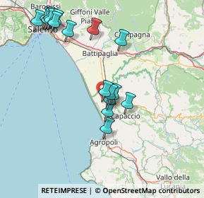 Mappa Via Borgo Gromola, 84047 Capaccio SA, Italia (18.45222)