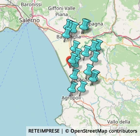 Mappa Via Borgo Gromola, 84047 Capaccio SA, Italia (10.9615)