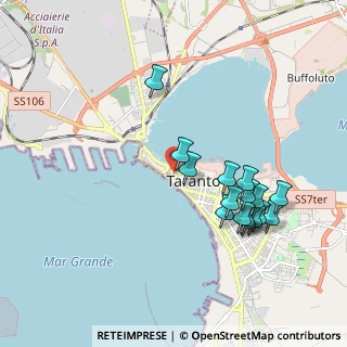 Mappa Via Regina Margherita, 74123 Taranto TA, Italia (2.0575)