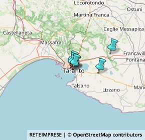 Mappa Via Giacomo Matteotti, 74123 Taranto TA, Italia (31.249)