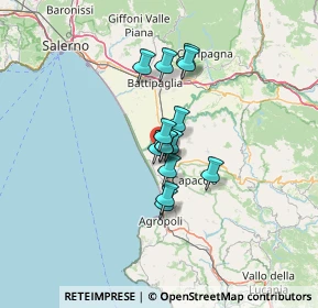 Mappa SP 356, 84047 Capaccio SA, Italia (8.83357)