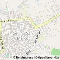 Mapa Cellino San Marco