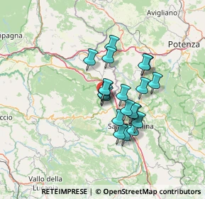 Mappa Via Foce, 84037 Sant'Arsenio SA, Italia (10.7245)