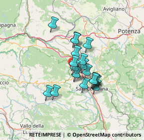 Mappa Via Foce, 84037 Sant'Arsenio SA, Italia (9.983)