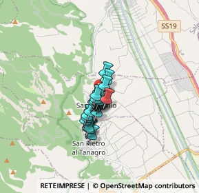 Mappa Via Foce, 84037 Sant'Arsenio SA, Italia (0.9855)