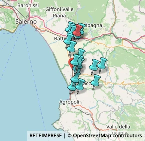 Mappa Km. 89.500 Strada Statale 18, 84047 Capaccio SA, Italia (9.5475)