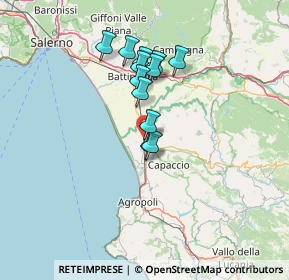 Mappa Km. 89.500 Strada Statale 18, 84047 Capaccio SA, Italia (11.37)