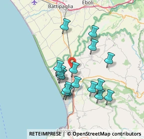 Mappa Km. 89.500 Strada Statale 18, 84047 Capaccio SA, Italia (6.67)