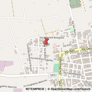Mappa Via Francesco Zizzi, 10, 72020 Cellino San Marco, Brindisi (Puglia)