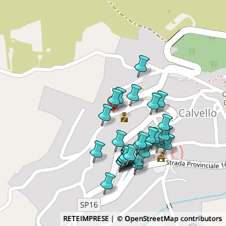 Mappa Via San Giuseppe, 85010 Calvello PZ, Italia (0.11786)