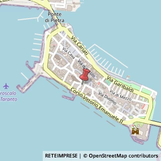 Mappa Piazza Duomo, 74123 Taranto, Taranto (Puglia)