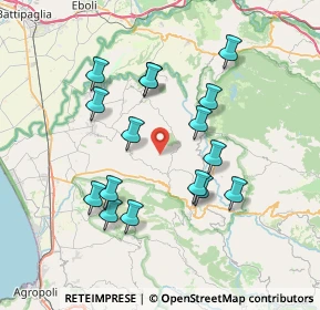 Mappa Via Doglie, 84069 Roccadaspide SA, Italia (7.48188)