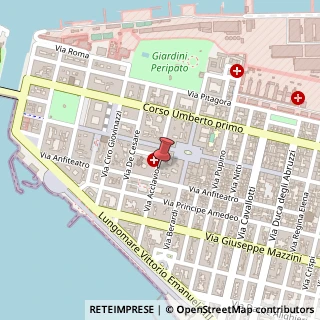 Mappa Via Domenico Acclavio, 75, 74123 Taranto, Taranto (Puglia)