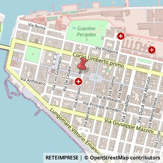 Mappa Via d'Aquino, 97, 74123 Taranto, Taranto (Puglia)