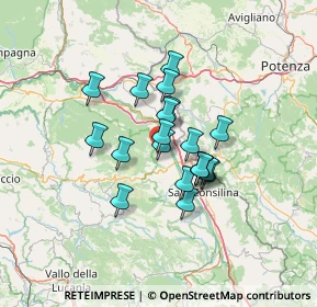 Mappa Via S. Sebastiano, 84037 Sant'Arsenio SA, Italia (10.339)