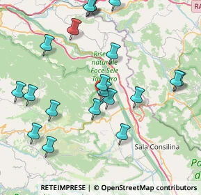 Mappa Via S. Sebastiano, 84037 Sant'Arsenio SA, Italia (9.6985)