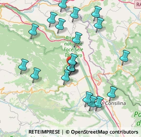 Mappa Via S. Sebastiano, 84037 Sant'Arsenio SA, Italia (8.618)