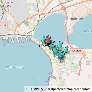 Mappa Chiosco, 74123 Taranto TA, Italia (0.93588)