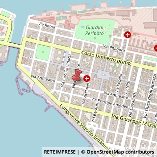 Mappa Via Anfiteatro, 91/93, 74100 Taranto, Taranto (Puglia)