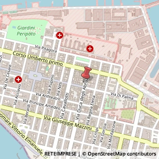 Mappa Via Duca Degli Abruzzi, 18, 74123 Taranto, Taranto (Puglia)