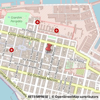 Mappa Via Federico di Palma, 74, 74123 Taranto, Taranto (Puglia)