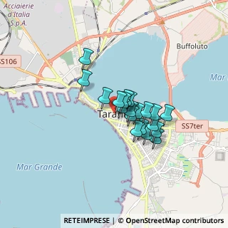 Mappa Piazza Maria Immacolata, 74123 Taranto TA, Italia (1.178)