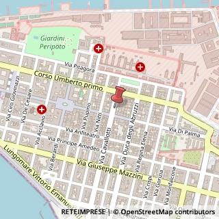Mappa Via F.Cavallotti, 43, 74123 Taranto, Taranto (Puglia)