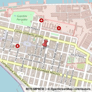 Mappa Via Federico di Palma, 54, 74123 Taranto, Taranto (Puglia)