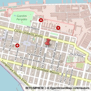 Mappa Via Federico Di Palma,  68, 74100 Taranto, Taranto (Puglia)