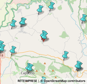 Mappa Via Ponte Fornace, 84044 Albanella SA, Italia (6.6445)