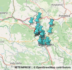 Mappa Via Paolo Borsellino, 84037 Sant'Arsenio SA, Italia (8.278)