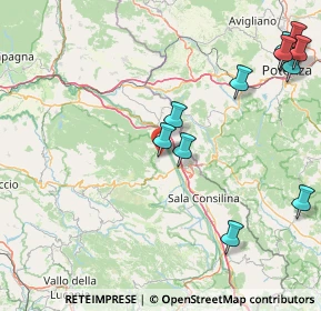 Mappa Via Paolo Borsellino, 84037 Sant'Arsenio SA, Italia (23.49769)