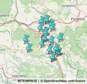 Mappa Via Paolo Borsellino, 84037 Sant'Arsenio SA, Italia (10.875)