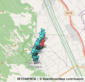 Mappa Via Paolo Borsellino, 84037 Sant'Arsenio SA, Italia (1.2675)