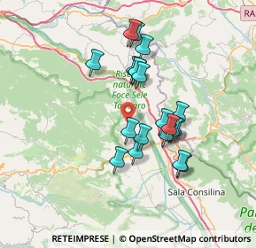 Mappa Via Paolo Borsellino, 84037 Sant'Arsenio SA, Italia (6.4275)