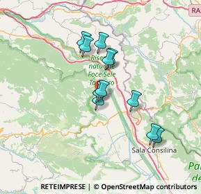 Mappa Via Paolo Borsellino, 84037 Sant'Arsenio SA, Italia (5.97091)