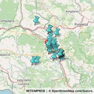 Mappa Via S. Vito, 84037 Sant'Arsenio SA, Italia (10.1345)
