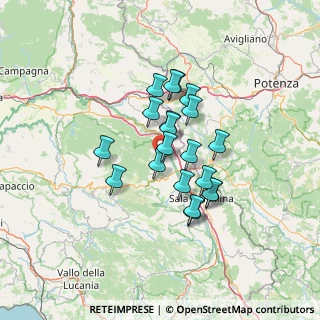 Mappa Via S. Vito, 84037 Sant'Arsenio SA, Italia (10.9935)