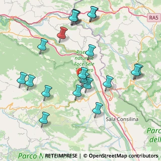 Mappa Via S. Vito, 84037 Sant'Arsenio SA, Italia (9.657)