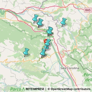 Mappa Via S. Vito, 84037 Sant'Arsenio SA, Italia (6.12545)