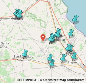 Mappa Contrada Bosco, 72025 San Donaci BR, Italia (9.6995)