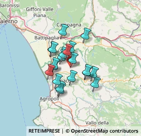 Mappa Via Roma, 84044 Albanella SA, Italia (9.8725)
