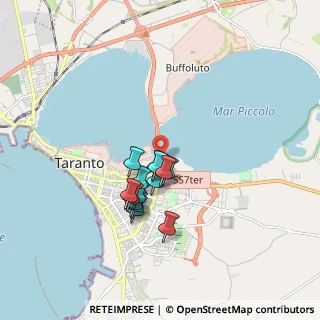 Mappa Via del Pizzone, 74121 Taranto TA, Italia (1.42929)