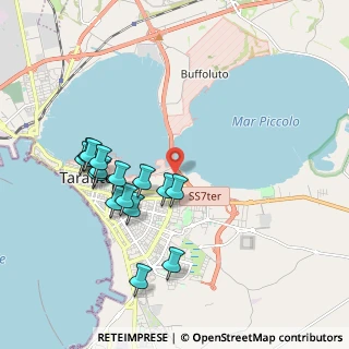 Mappa Via del Pizzone, 74121 Taranto TA, Italia (2.05267)